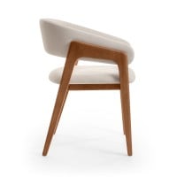 Cadeira Georgia Estofada Estrutura Madeira Liptus Design Sustentável