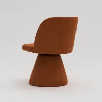 Cadeira Giratória Hyllis Estofada Base Aço Revestido Design Sustentável