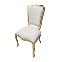 Cadeira Inglesa Estofada Detalhe com Debrum Madeira Maciça Design de Luxo Artesanal
