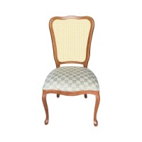 Cadeira Inglesa Palhinha Indiana Madeira Maciça Design de Luxo Peça Artesanal