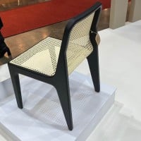 Cadeira Kysara Concha em Rattan Estrutura Madeira Maciça Design Premiado by Aciole Félix