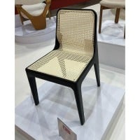 Cadeira Kysara Concha em Rattan Estrutura Madeira Maciça Design Premiado by Aciole Félix
