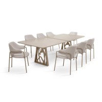 Cadeira Livinia Estofada Estrutura Aço Carbono Pintura Eletrostática Design Moderno