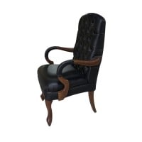Cadeira Luxo Capitonê Design Clássico