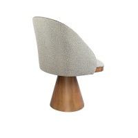 Cadeira Nettie Base Giratória Laminada Encosto Curvo Estrutura em Multilaminado