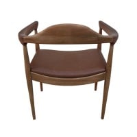 Cadeira The Chair Couro Legitimo designer Hans Wegner