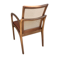Cadeira VK Palhinha Natural Indiana com Pinturas e Tecidos Personalizáveis