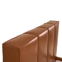 Cama Montana Estofada Design com Painéis Retangulares