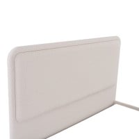 Cama Sonnay Estofada Cabeceira com Painel em Relevo