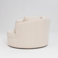 Chaise Hana Estofada com Almofadas Decorativas Base em Aço Pintura Epóxi Design Sustentável