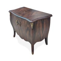 Cômoda Ravena com Portas Personalizado Madeira Maciça Detalhe em Marchetaria Design Clássico