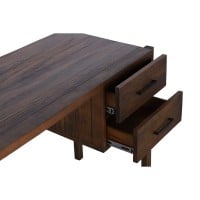 Escrivaninha Arbey em Madeira de Reflorestamento com 2 Gavetas Design by Pedro Mendes