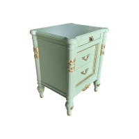 Mesa de Cabeceira Versalhes Design de Luxo Peça Artesanal