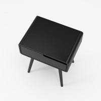 Mesa de Cabeceira Belkis com Gaveta Estrutura Madeira Eucalipto