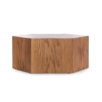 Mesa de Centro Favius II Hexagonal Estrutura Laminada 
