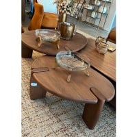Mesa de Centro Faye Duo II Tampo Laminado Bases em Mineral Design by Studio 3 Design