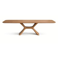 Mesa de Jantar Magara Design Barril Tampo Lâmina Nogueira Base Laminada Design by Studio Traço