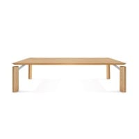 Mesa de Jantar Neo Retangular Base Madeira de Manejo Design by Traço Design