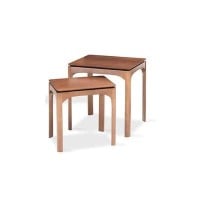 Mesa Lateral Eury Tampo Laminado Cinamomo Design Atemporal e Moderno Casa A Móveis