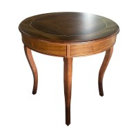 Mesa Lateral Siena Personalizado Madeira Maciça Detalhe em Marchetaria Design Clássico