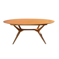 Mesa de Jantar Pé Palito Oval 