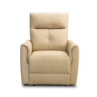 Poltrona Biatris Reclinável Elétrica Power Estrutura Madeira de Lei Eucalipto Design Artesanal