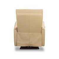 Poltrona Biatris Reclinável Elétrica Power Estrutura Madeira de Lei Eucalipto Design Artesanal