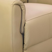 Poltrona Biatris Reclinável Elétrica Power Estrutura Madeira de Lei Eucalipto Design Artesanal