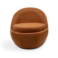 Poltrona Giratória Hayika Estofada Base Aço Design Sustentável
