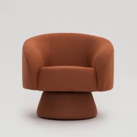 Poltrona Giratória Hyllis Estofada Base Aço Revestido Design Sustentável