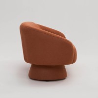 Poltrona Giratória Hyllis Estofada Base Aço Revestido Design Sustentável
