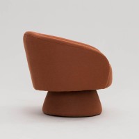 Poltrona Giratória Hyllis Estofada Base Aço Revestido Design Sustentável