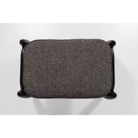 Puff Manthelle Assento com Almofada Retangular Estrutura em Madeira Tauari Design by M7 Estúdio