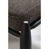 Puff Manthelle Assento com Almofada Retangular Estrutura em Madeira Tauari Design by M7 Estúdio