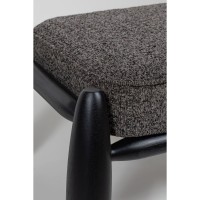 Puff Manthelle Assento com Almofada Retangular Estrutura em Madeira Tauari Design by M7 Estúdio