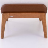 Puff Siona Retangular Estofado Estrutura Madeira Eucalipto Design Exclusivo Acabamento Premium