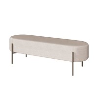 Recamier Blade Pés em Aço Pintado Design Contemporâneo