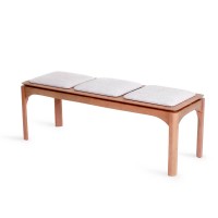 Recamier Eury Base Madeira Design Contemporâneo Casa A Móveis