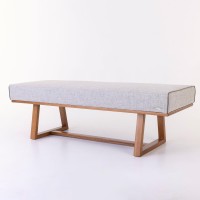Recamier Lois Estofado Estrutura Madeira Eucalipto Design Exclusivo Acabamento Premium