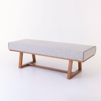Recamier Lois Estofado Estrutura Madeira Eucalipto Design Exclusivo Acabamento Premium