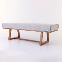 Recamier Lois Estofado Estrutura Madeira Eucalipto Design Exclusivo Acabamento Premium
