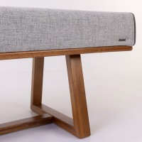 Recamier Lois Estofado Estrutura Madeira Eucalipto Design Exclusivo Acabamento Premium