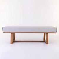 Recamier Lois Estofado Estrutura Madeira Eucalipto Design Exclusivo Acabamento Premium