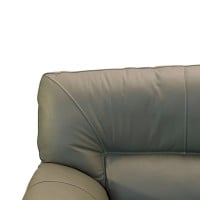 Sofá Belaggi 3 Lugares Couro Natural Estrutura Madeira de Lei Eucalipto Design Artesanal