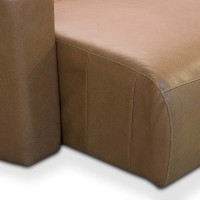 Sofá Devana Bipartido Retrátil com Rodízios Almofadas Soltas Estrutura Madeira de Lei Eucalipto Design Artesanal
