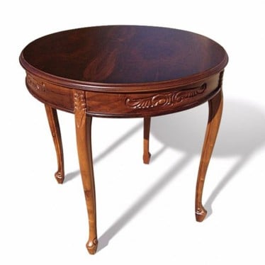 Mesa de Canto Provençal Pintura Mel Entalhada em Madeira