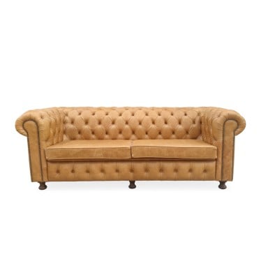 Sofá Chesterfield Design Clássico de Luxo