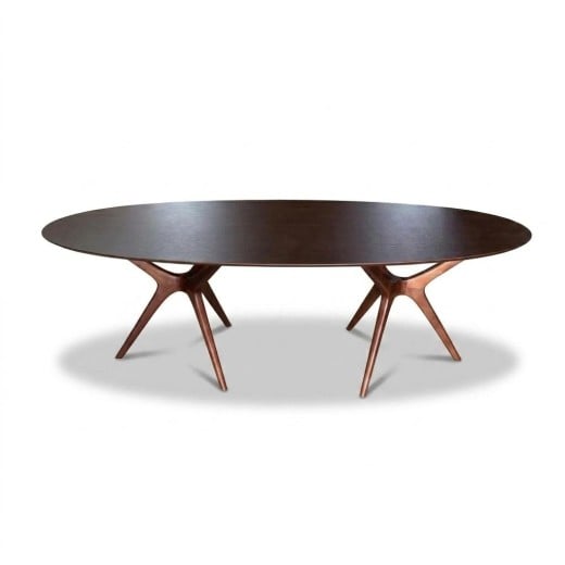 Mesa de Jantar Orfeu Tampo Oval 2