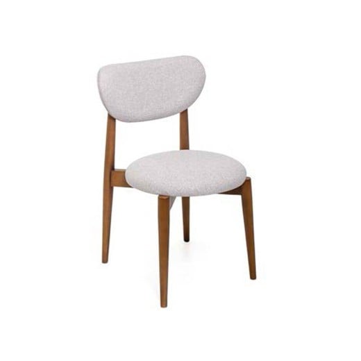 Cadeira Amire Estofada Estrutura em Madeira Tingida e Multilaminado Design Contemporâneo