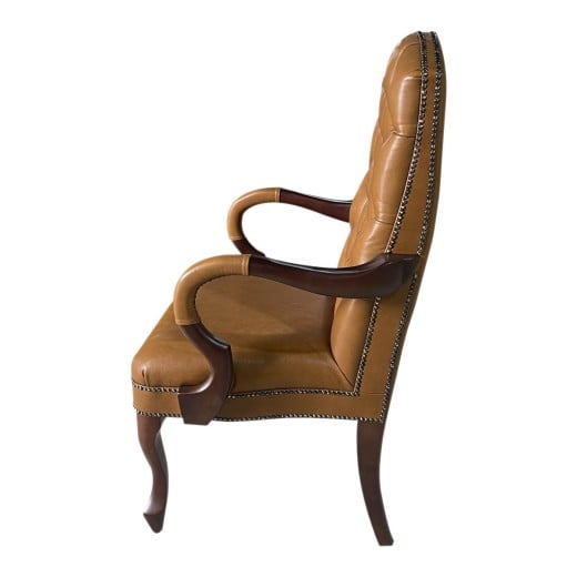 Cadeira Luxo Capitonê Design Clássico